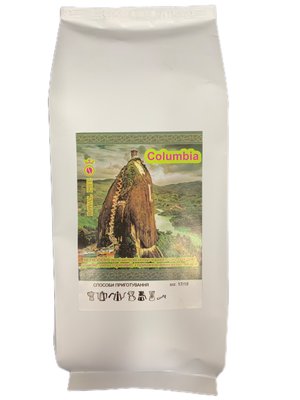 1кг, Кава в зернах Арабіка Колумбія Декаф (Decaf) (без кофеїну) (зерно) 10740 Royal life