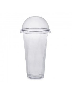 Пластикові купольні стакани 400 мл (50 шт) 200620 Royal life