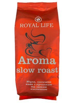 1кг, Кава купаж 20/80 Slow Roast Aroma (зерно) 10364 Royal life