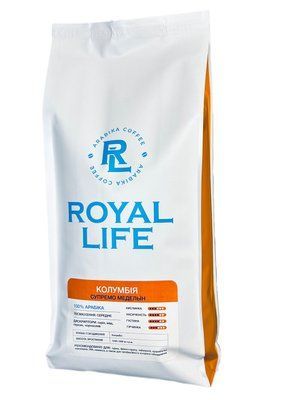 1 кг, Кава мелена Арабіка Колумбія Супремо Медельїн 18 120420243 Royal life