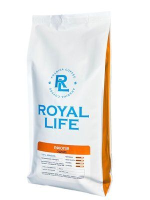 1кг, Кава мелена Арабіка Ефіопія Сідамо Gr.2 10819 Royal life