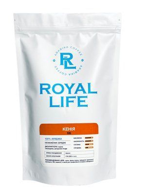 500г, Кава в зернах Арабіка Кенія ББ 2331 Royal life
